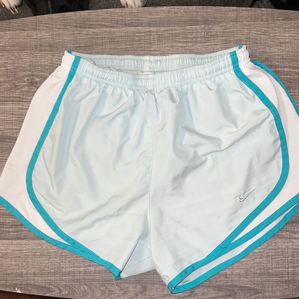 Baby blue Nike shorts